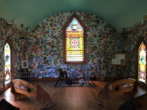 Dog Chapel interior, near St Johnsbury, VT