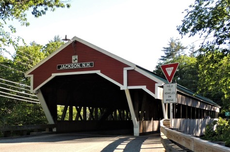 Jackson, NH covered bridge, built in 1876.