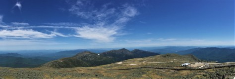Panoramic view from the summit of Mt. Washington, NH