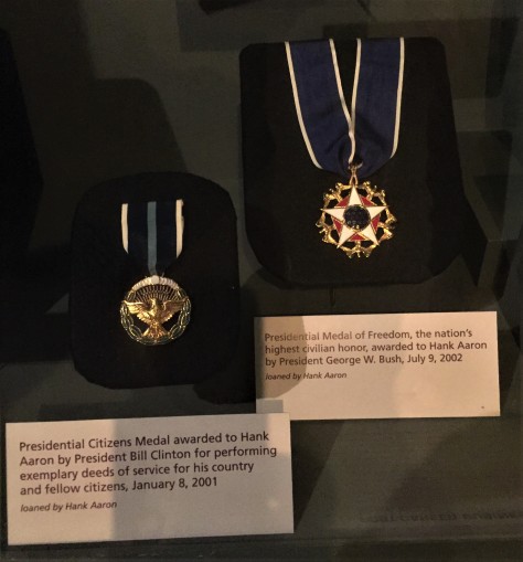 Hank Aaron medals